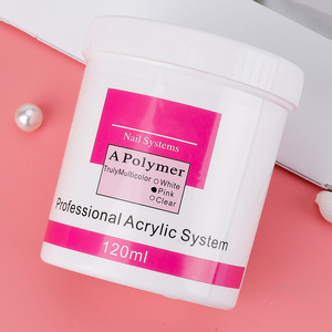 Polvo de Polímero para Uñas de Marca Privada 120g para Extensión OEM Colores Personalizados Nude Rosa <span class=keywords><strong>Cristal</strong></span> Transparente Polvo Acrílico para Uñas - Product Image 2