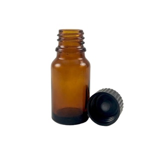 15 Ml Hổ Phách Nâu Chai Thủy Tinh 15 Ml 10Ml Phenolic 18-400 Nắp Đậy Với Polycone Liner - Product Image 1