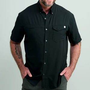 Com capuz suor com capuz Peixe Vermelho <span class=keywords><strong>Uv</strong></span> 50 Vented Duck Camo Outono Top Rated Sun Hoodie logotipo Peixe Seco Fit Botão para baixo camisa de pesca - Product Image 1