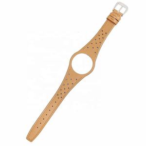 Echte Kalf Lederen Horlogeband Met Zilveren Stalen Gesp Voor <span class=keywords><strong>Omega</strong></span> Dynamic - Product Image 4