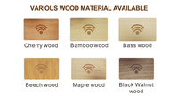 XRH 13.56Mhz RFID carte à puce hôtel intelligent porte-clés étiquette cadeau d'adhésion bambou personnalisé en bois paiement bois Nfc carte de contrôle d'accès