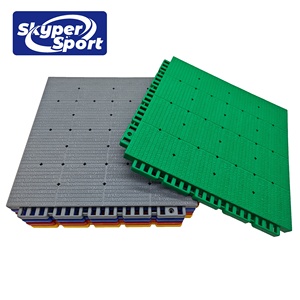 Suelo deportivo entrelazado de TPE de 16 mm de grosor, superficie suave para cancha de baloncesto - Product Image 1