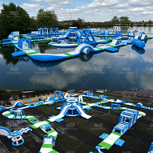 Parque de Obstáculos Acuáticos Inflables Personalizado para Niños y Adultos, Parques Flotantes al Aire Libre, Parque Acuático Flotante Inflable Comercial - Product Image 3