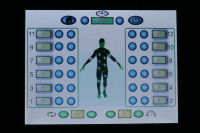 3-in-1 Infrarot-Entgiftungs-Massage-Pressotherapie-Anzug Luftdruck-Pressotherapie-Gerät mit Augenmassagegerät für Körper-Lymphdrainage