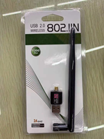 Carte Wi-Fi externe sans fil USB, dongle 2,4 GHz, mini adaptateur PC, serveur Kali Linux, débit de transmission de 150 Mbps, fréquence 5G, LAN