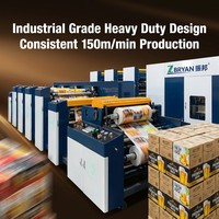 Máquina de Impresión Flexográfica Automática de Grado Alimenticio para Bolsas de Papel Kraft, Uso Médico, Nueva, de Alta Eficiencia