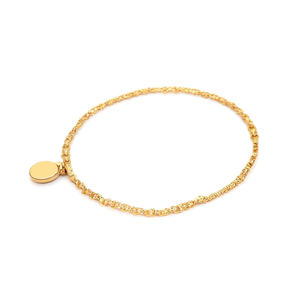 Classic Gold Plated Flower Shaped Cuff <b>Bracelet</b> Elegant Zinc Alloy Jewelry for Gift - Product Image 2