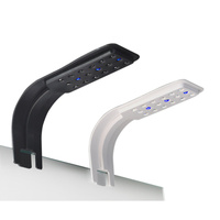 Lampe LED pour aquarium Heto, ultra-mince, à clipser, avec prise AU US EU UK, indice de protection IP67, 100-240V, 4W, 9000-12000K, 1000 Lux, 180lm, garantie 1 an