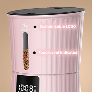 Comedero Automático para Mascotas Cat Smart Eco-Friendly, Cuenco de Acero Inoxidable Rosa con Capacidad de 4L Dual Power - Product Image 2