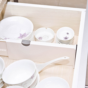 Verstelbare Scheidingsschuiver Organisatoren Garderobe Opslag Lade Ingebouwde Lade Verdelers - Product Image 3