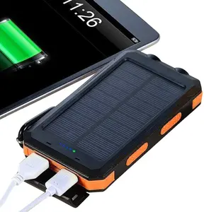 بنك الطاقة الشمسية الأفضل مبيعا بنك الطاقة يو اس بي 4000mah/5000mah/10000mAh شاحن بطارية مقاوم للماء بنك الطاقة المحمول اللوح الشمسي