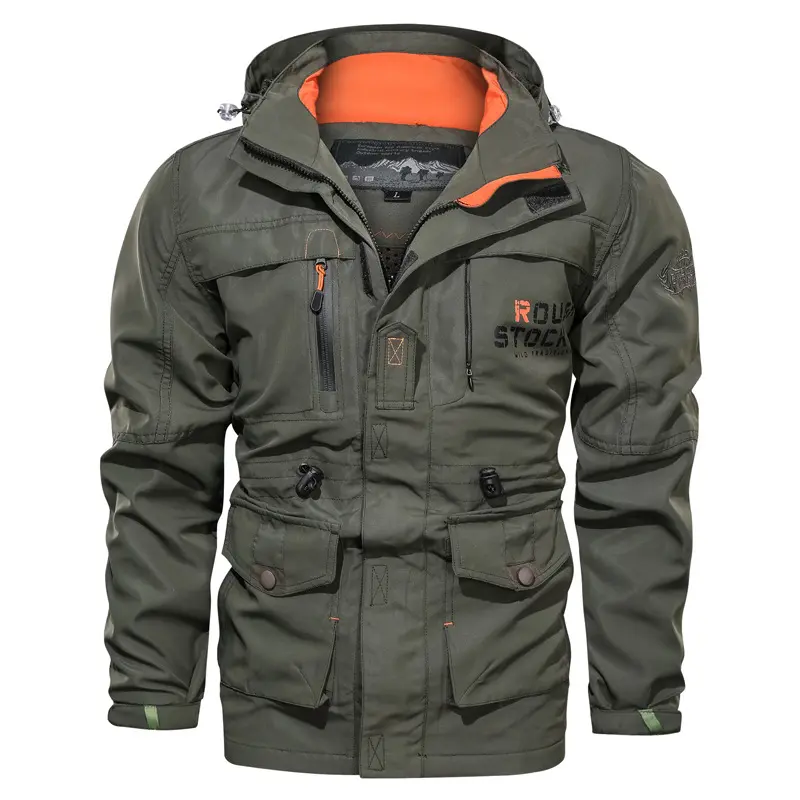JC Custom Winter Bomber Jacket Plus Size Men Jacket Coats Outdoor Jacket For Men