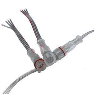 M12 Waterproof 5 Core Wire Harness Photovoltaic Panel Connector Male Female <b>Plug</b> Cable For LED <b>Lighting</b> Products - Product Image 2