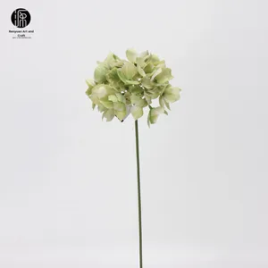Ventes directes d'usine petit hortensia fleur artificielle <span class=keywords><strong>branche</strong></span> unique carillon éolien Bouquet de mariage décoration route Guide fleur - Product Image 5