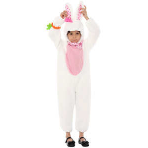 Costume de cosplay de lapin rose à pois, ensemble trois pièces pour enfants de 5 à 7 ans, costume de spectacle - Product Image 2