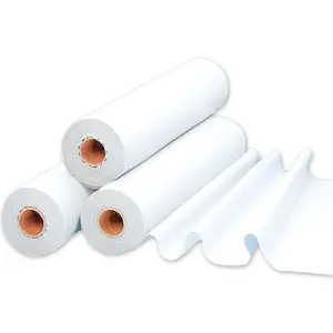 Medical Supply White Smooth Crepe Paper Disposable Bed Sheet Exam Table Roll