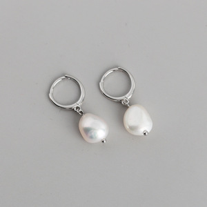 MW Disponibili Orecchini a Clip in <span class=keywords><strong>Argento</strong></span> <span class=keywords><strong>925</strong></span> Placcato Oro 18K con Perle Barocche Irregolari d'Acqua Dolce, Gioielli da Donna all'Ingrosso - Product Image 5