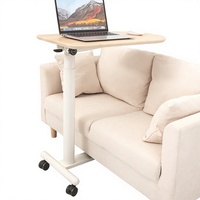 Table de chevet en métal réglable en hauteur, pliable, mobile, légère, design moderne pour canapés, balcons, petits appartements