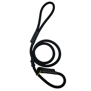 Correa de adiestramiento antitirones para perros, de nailon resistente con cadena en P, para perros medianos y grandes, control sin estrangulamiento para entrenamiento de obediencia. - Product Image 3
