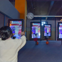 SQactivaPlay Machine d'arcade simulateur de jeu de basket-ball interactif en métal pour usage commercial en intérieur, multi-tension
