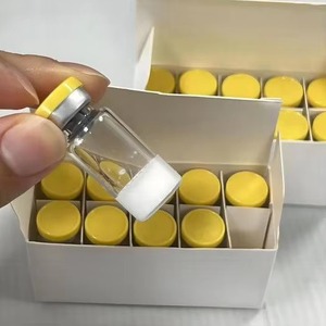 Poudre de peptide de cuivre lyophilisée de haute qualité et très vendue, marque privée en flacon en verre de 10g pour les soins cosmétiques de la peau - Product Image 1