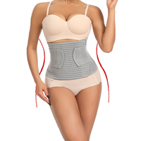 Nuevo producto personalizado, banda de vientre de recuperación de Cesárea de bambú, faja de banda de vientre posparto para posparto