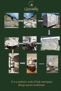 卡拉拉白大理石板抛光表面现代设计天然石材酒店应用大板尺寸 - Product Image 6