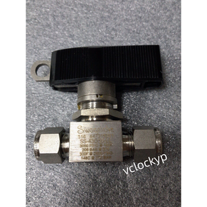 Vanne à bille Swagelok en acier inoxydable série 40G, tube OD, SS-43GS6-LL, d'occasion - Product Image 1