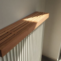 Supports d'étagère de radiateur en bois massif, taille personnalisée, étagère supérieure en bois pour radiateur, surface de repos pour chat, couvercle décoratif pour radiateur