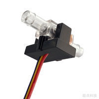 FM-PS2130 Débitmètre optique numérique Sortie 5V 50-120 ml/min Signal d'impulsion Capteur de débit de petit volume de qualité alimentaire pour systèmes liquides