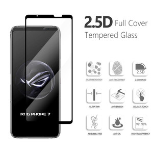 2.5D ฟิล์มกระจกกันรอยแบบเต็มจอ9H สำหรับ <span class=keywords><strong>ASUS</strong></span> ROG Phone <span class=keywords><strong>7</strong></span> 6 <span class=keywords><strong>Pro</strong></span> <span class=keywords><strong>ZenFone</strong></span> 9 8 <span class=keywords><strong>7</strong></span>กระจกนิรภัย - Product Image 2