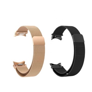 Bracelet de montre intelligent à boucle magnétique à libération rapide en métal Milanese Loop pour <span class=keywords><strong>Samsung</strong></span> Galaxy <span class=keywords><strong>Watch</strong></span> 7 6 <span class=keywords><strong>5</strong></span> 4 3 Classic, bracelet de remplacement - Product Image 6