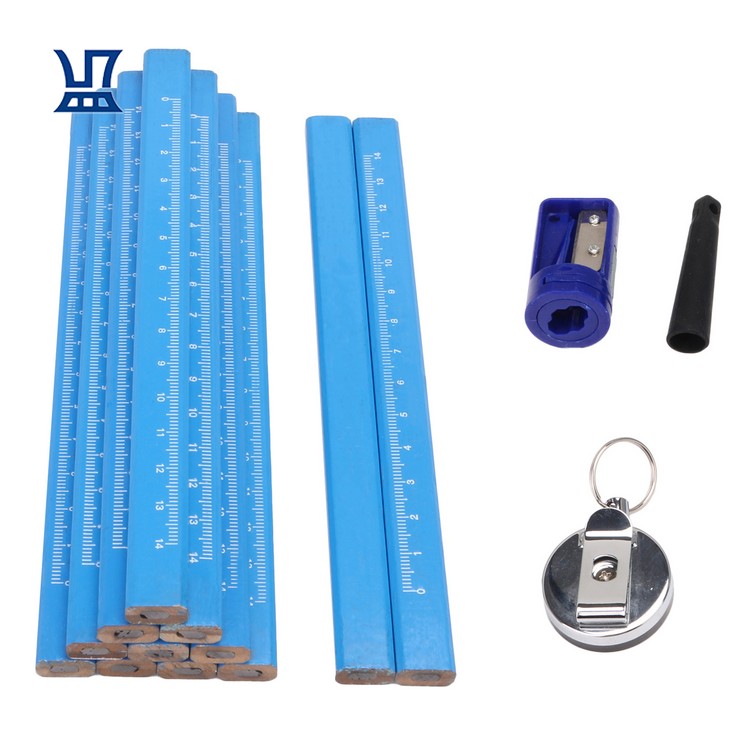 Бесплатная доставка, твердая точилка для карандашей BQLZR для столярных работ, набор инструментов для столярных карандашей оптом