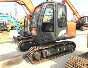 Excavatrice d'occasion en bon état Excavatrice Hitachi ZX70 importée Excavatrice sur chenilles Hitachi ZX70 d'occasion économe en carburant à vendre - Product Image 5