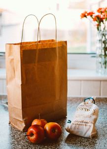 Custom Eco-Friendly Certified Paper Shopping Bags Logo Printed for Supermarket Use Hot Stamping Surface for <b>Clothes</b> Promotion - Product Image 6