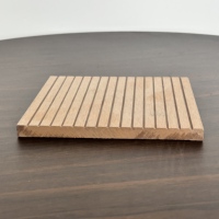 Outdoor WPC-Terrassendielen Holz-Kunststoff-Verbundwerkstoff Wasserdichter Klick-Bodenbelag Rutschfest Modern Quadratisch Glatte Oberfläche für Garten und Terrasse