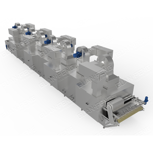Deshidratador de cinta transportadora secadora para frutas Motor de alimentos PLC para granos de algas pimienta Chile Mango <span class=keywords><strong>Coco</strong></span> turba <span class=keywords><strong>Coco</strong></span> Copra secado - Product Image 2