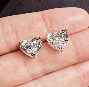 Premium Quality Moissanite Engagement <b>Earrings</b> Suitable For Professional Wear Social Activities Celebration Available For Sale - Product Image 1