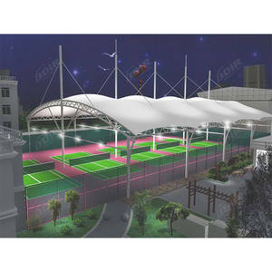 Carpas de PVDF para Parques Infantiles, Arquitectura Paisajística, Estructura de Membrana Tensada, Cobertizo, Fábrica China, Cubierta de PVDF - Product Image 6