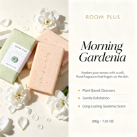 Savon en barre parfumé 200g, savon de bain hydratant au parfum longue durée, savon nettoyant régénérant aux extraits de plantes