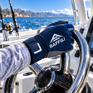 Guantes Profesionales OEM para Pesca y Navegación |   Guantes Marinos de Alta Adherencia con Dedos Cortos y Largos |   UV50+ Secado Rápido, Poliéster Impermeable, Todo Uso - Product Image 6