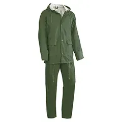Giacche - 804RHVERDE S Danube - Colore: Verde - Giacca con cappuccio esterno fisso. Chiusura anteriore con zip e bottoni. - Product Image 2