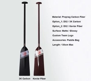 Kingpaddle 2026 HOT Selling D02 130cm Max 330g Matte Finish Expert Level Carbon Fiber <strong>Dragon</strong> <strong>Boat</strong> <strong>Paddle</strong> for Lakes &amp; Rivers - Product Image 4