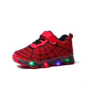 Autunno primavera scarpe Casual luce LED bambini ragazzi ragazze luminoso da corsa sport maglia superficie singolo Flash Baby - Product Image 1