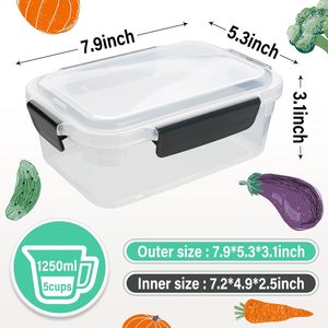 Glass Kitchen Containers Set Airtight Vacuum Seal Press Technology Heat-Resistant <b>Microwave</b> Safe Food <b>Storage</b> Containers - Product Image 2