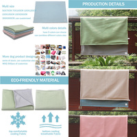 COLLABOR 5 Couleur OEM ODM Chien Couverture De Refroidissement Usine Lavable Personnalisé Couverture De Refroidissement Pliable De Refroidissement Couverture Pondérée