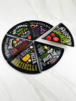 Assiette à pizza tendance, plateau à pizza triangulaire surdimensionné créatif pour restaurant à thème, réutilisable, durable, incassable