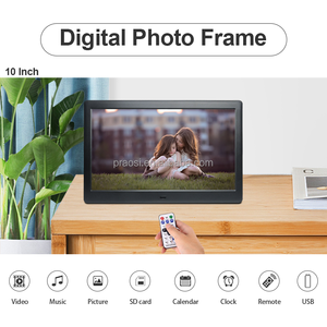 Venta al por mayor de 10 pulgadas Delgado LCD álbum de fotos digital de pantalla táctil USB Tarjeta de unidad con función WiFi y reloj para <span class=keywords><strong>comprar</strong></span> a granel - Product Image 2