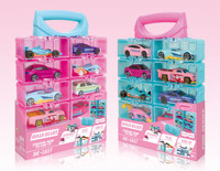 ITTL Jouets en métal Premium Haute qualité 1:64 Voiture de course en alliage coulissant Boîte de collection 20 voitures
