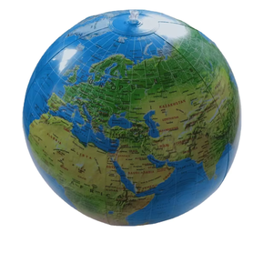 Globo terráqueo inflable de diseño creativo con temática de animales al por mayor para playa, piscina, divertidos juguetes de geografía para niños - Product Image 2